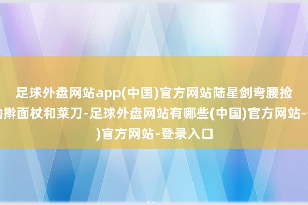 足球外盘网站app(中国)官方网站陆星剑弯腰捡起地上的擀面杖和菜刀-足球外盘网站有哪些(中国)官方网站-登录入口