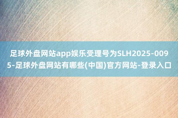 足球外盘网站app娱乐受理号为SLH2025-0095-足球外盘网站有哪些(中国)官方网站-登录入口